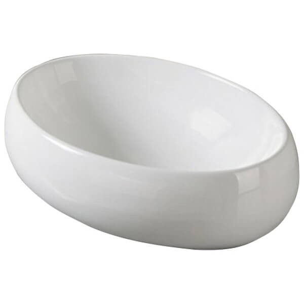 Раковина Melana MLN-A252B накладная, без перелива, 48.5x34 см, белая