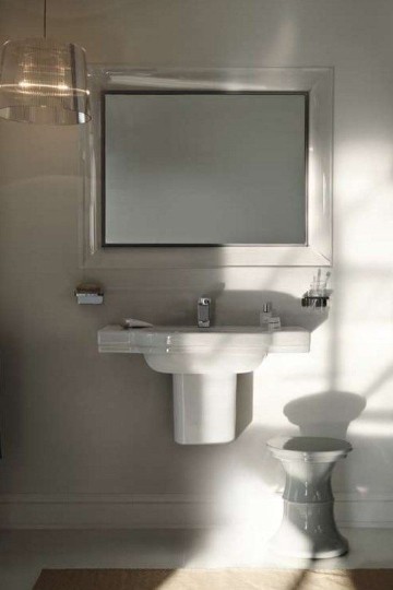 раковина полувстраиваемая laufen lb3 85 см 8.1068.6.000.104.1