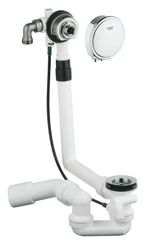 Слив-перелив для ванны Grohe Talento fill 28990000 + 19952000 52 мм, полуавтомат, хром