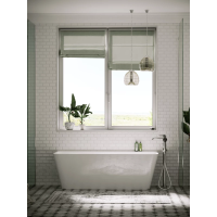 Акриловая ванна Sancos Square 170x75 FB14 без гидромассажа