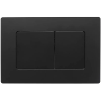 Кнопка смыва для инсталляции Veconi Flush V8 для унитаза, пластик, цвет матовый черный