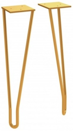набор из двух ножек jacob delafon odeon rive gauche, 32 см, золото, eb2569-gld