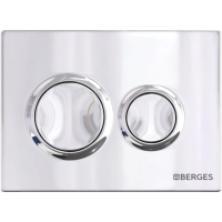 Клавиша смыва Berges Novum O3 040063 Хром глянцевый