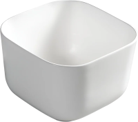 Раковина SantiLine SL-1111, накладная, 36.5x36.5 см, белая