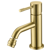 Смеситель Boheme Uno 466-MG для биде, без донного клапана, золотой матовый