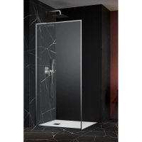 Душевая перегородка Radaway Modo F SL Brushed Nickel II 50 Left 10419054-91-01L профиль никель матовый, стекло прозрачное