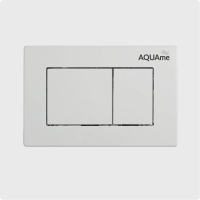 Кнопка смыва AQUAme AQM4102W для инсталляции, белый матовый