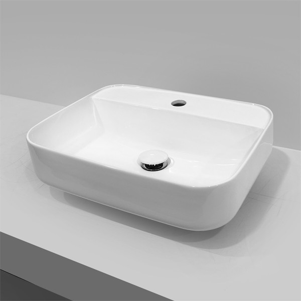 раковина накладная comforty 78180 белый 50 см