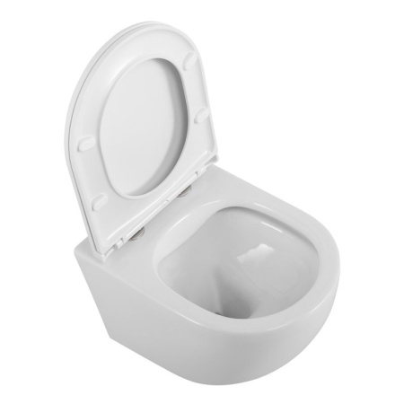 унитаз belbagno uno bb3105chr/sc подвесной, с сиденьем микролифт, цвет белый