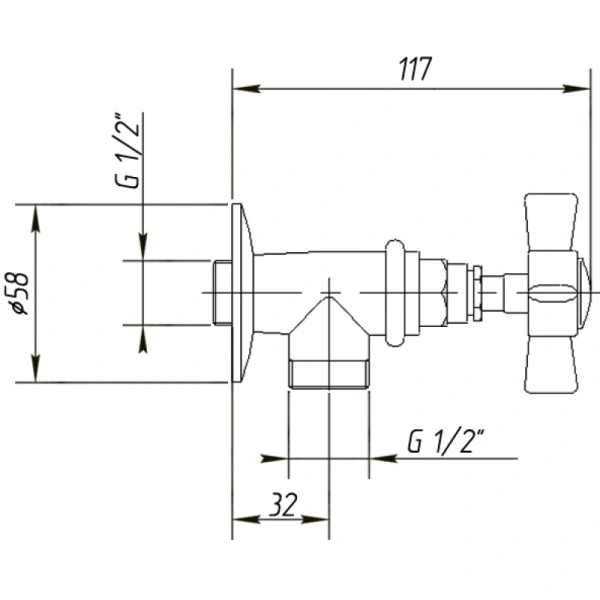 подключение для душевого шланга migliore princeton ml.prn-858.br