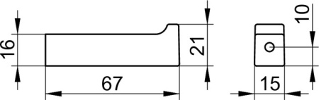 крючок keuco edition 11 11116 030000 одинарный, латунь, бронза шлифованная