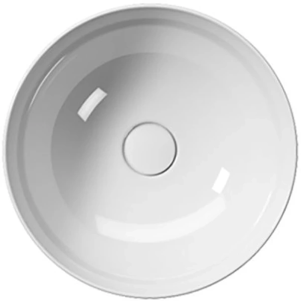 раковина gsi nubes 903911 накладная, ø40 см, bianco lucido (белый глянец)