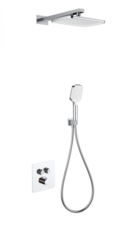 Душевая система с термостатом встраиваемая WONZON & WOGHAND, хром (WW-B4003-CR)