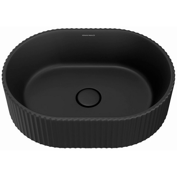 раковина kerama marazzi artbasin vento 50 ve.wb.50\blk.m черная матовая