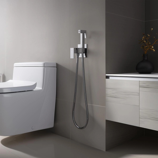 гигиенический душ со смесителем aquatek либра aq1022cr хром