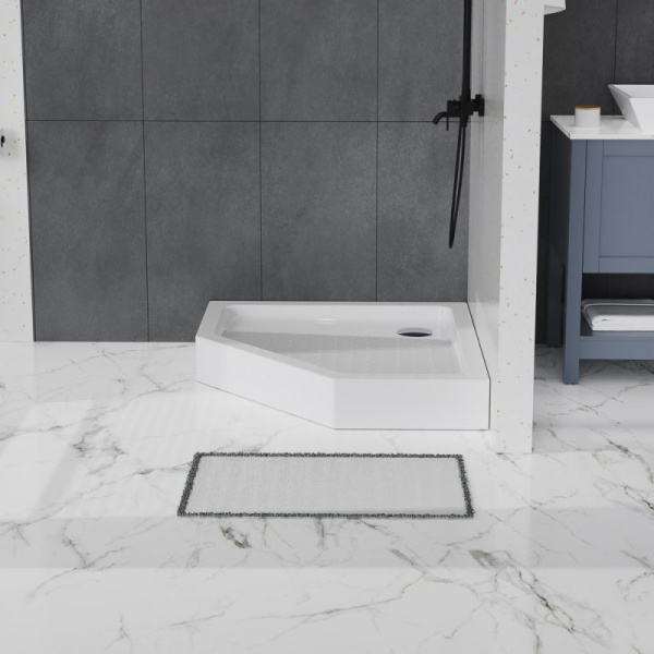 акриловый поддон для душа belbagno tray 90x90 tray-bb-p-90-15-w белый