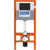 комплект унитаза с инсталляцией belbagno sela bb3201chr-mb/bb3201sc-mb/bb002-80/bb007-pr-nero.m с сиденьем микролифт и черной матовой клавишей смыва