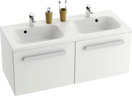 тумба под раковину ravak chrome sdu 120 x000000536 подвесная, белая