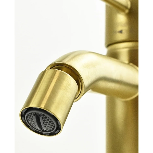 смеситель paini cox 78pj304o для биде, без донного клапана, золотой матовый