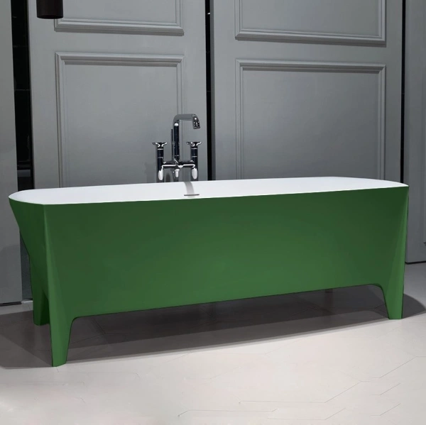 ванна из минерального литья antonio lupi edonia edonia.512 белая/flora