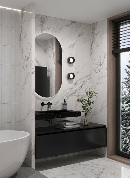 раковина boheme armadi art flat 80 859-080-nm черный мрамор