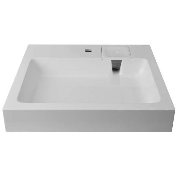 раковина azario etna new cs00086607 на стиральную машину, 60х50 см, белая