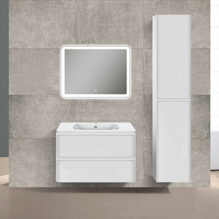 тумба белый глянец 79 см vincea vico vmc-2v800gw