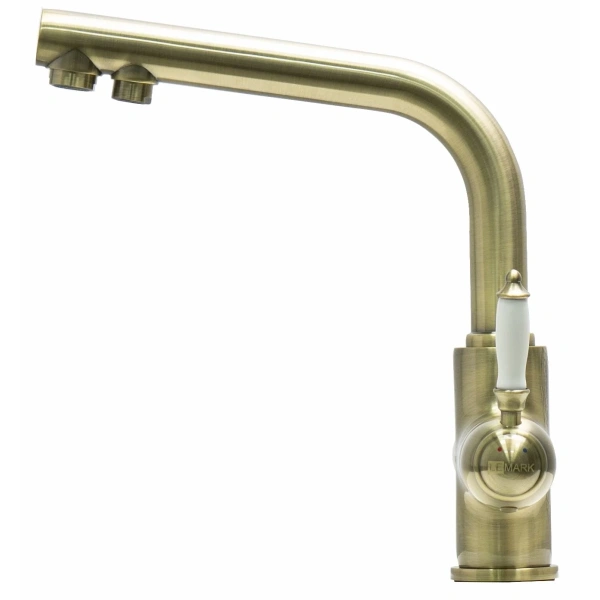 смеситель для кухни с фильтром lemark villa lm4861b + h851p00