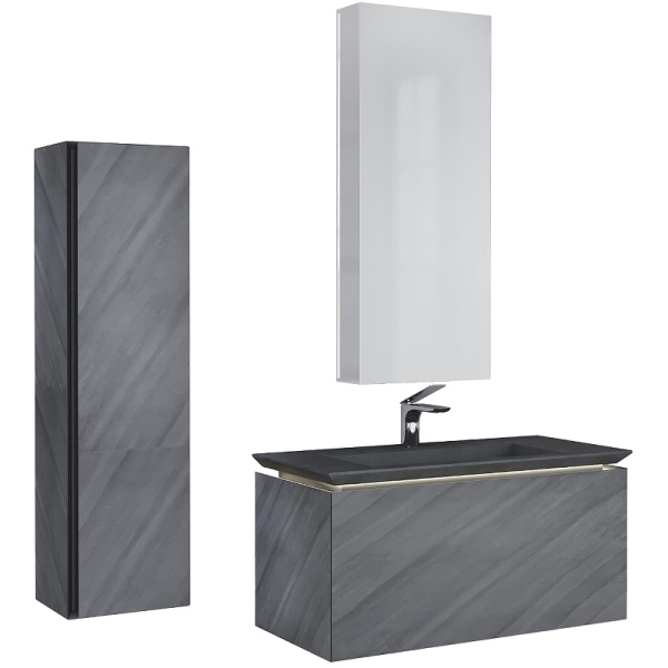 тумба под раковину jorno incline 100 inc.01.100/p/bet/jr подвесная бетон