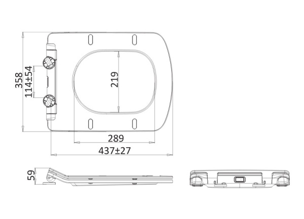 сиденье для унитаза creo ceramique tours to1002n (uf3001)