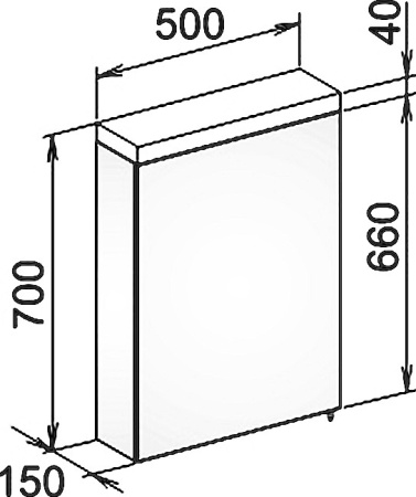 зеркальный шкаф keuco royal reflex 50 см l 24001 171201