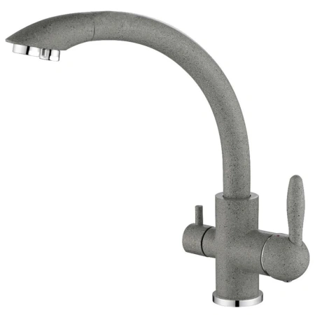 Смеситель для кухни Paulmark Essen Es213001-310, серый
