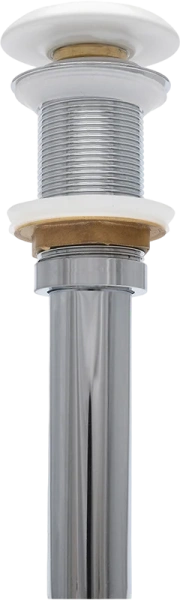 донный клапан aquame aqm7002-0mw клик клак, белый матовый