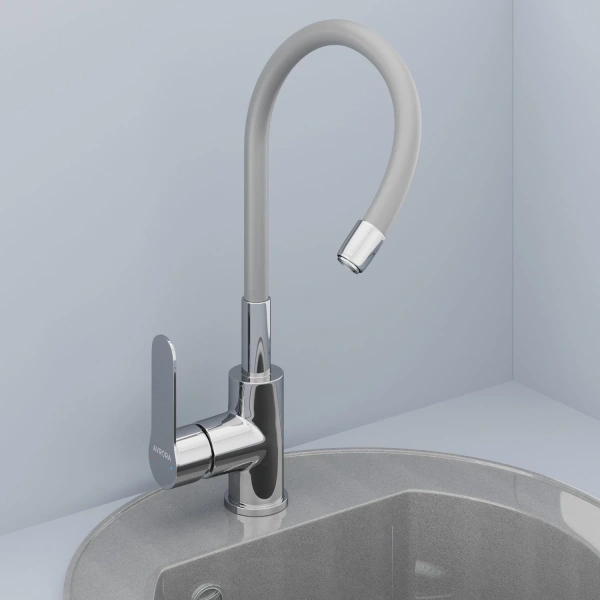 смеситель для кухни avrora kitchen av9002g
