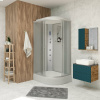 душевая кабина niagara classic 100х80 l ng-33084-14lf с гидромассажем