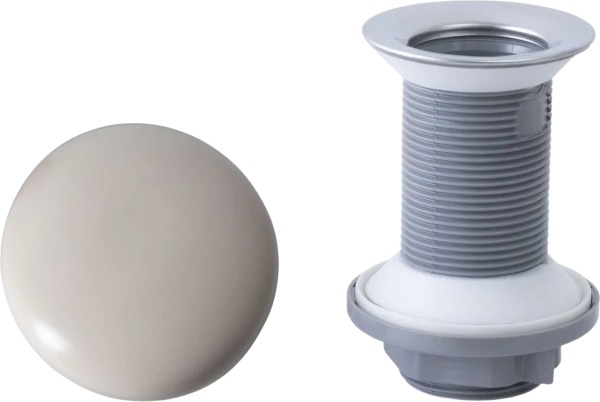 донный клапан allen brau fantasy 5.11001.iv для раковины, без перелива, айвори