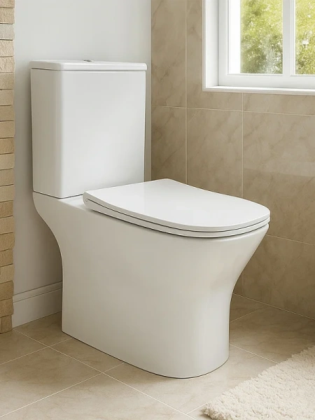 унитаз компакт azario kashmir az-9143s напольный, безободковый, с бачком и сиденьем микролифт, 65х34х77 см, белый