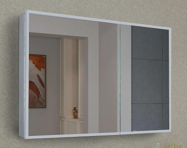 зеркальный шкаф esbano 100 esmt3810d с подсветкой с инфракрасным выключателем