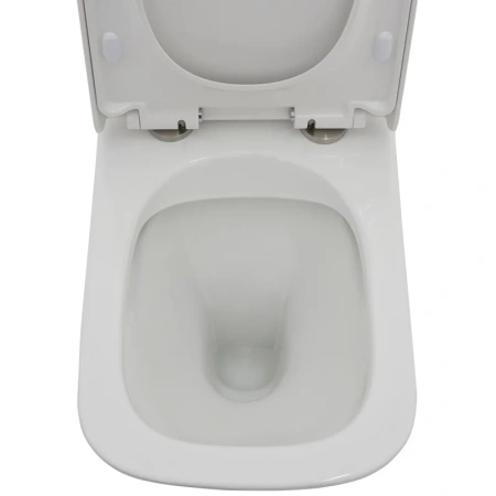 унитаз компакт aquame aqm1005 без бачка, с сиденьем микролифт, цвет белый