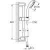 комплект смесителей (3 в 1) grohe eurostyle new 124416