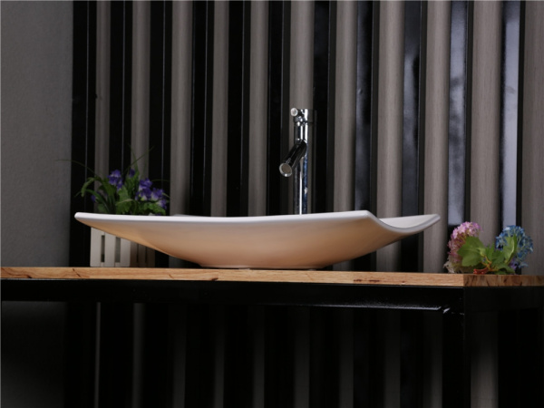 раковина накладная ceramalux серия n n 78123а, белый