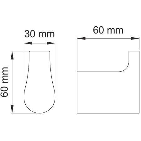 крючок wasserkraft elbe k-7223 черный матовый