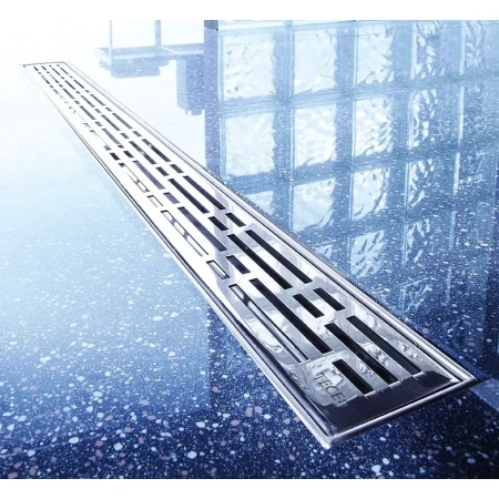 решетка tece tecedrainline basic 601210: прямая, нержавеющая сталь, 120 см, глянец