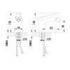 смеситель для биде lemark melange lm4908cw