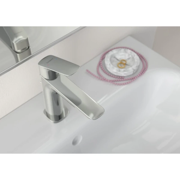 смеситель для раковины с донным клапаном hansgrohe logis 71251000
