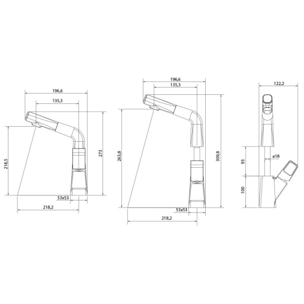 смеситель для кухни lemark soul lm6008bl