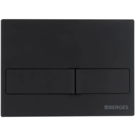 комплект унитаза с инсталляцией berges novum rimless 043217 с сиденьем микролифт и черной клавишей смыва