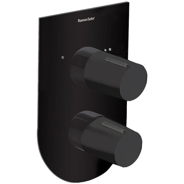 смеситель для душа ramonsoler tzar 341502snm черный матовый