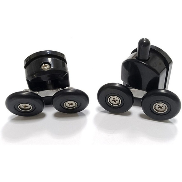 душевая дверь abber schwarzer diamant 160 ag33160bh профиль черный, стекло прозрачное