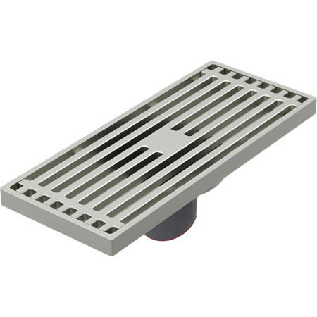 Душевой трап Orange 200x80 TR01-009ni с решеткой никель